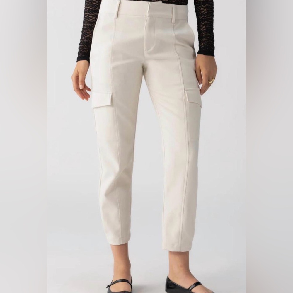 Sanctuary Polished Cargo Cropped Pants size 32